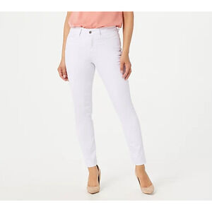 Women with Control My Wonder Denim Jeans  26W Petite White Stain Resistant NWT